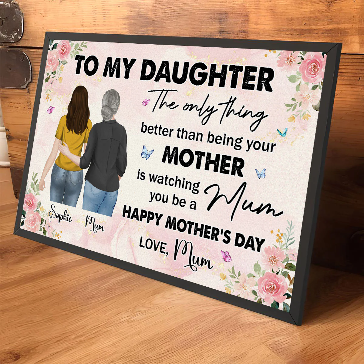 From Mother To Mum - Personalized Custom Poster - Image 6