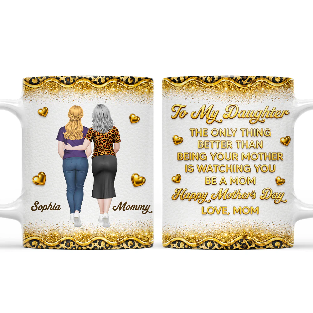 From My Heart To Yours - Personalized Custom 3D Effect Mug
