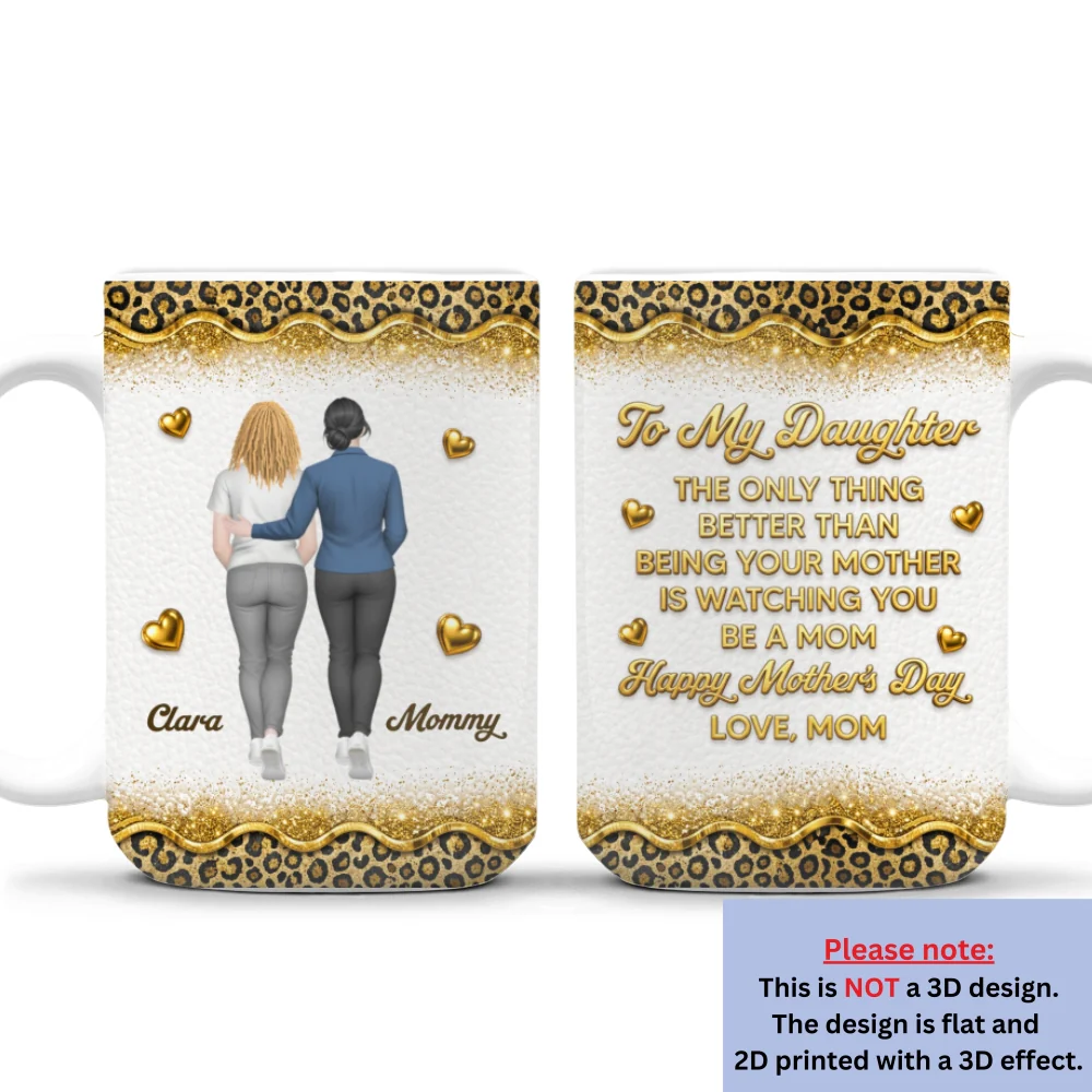 From My Heart To Yours - Personalized Custom 3D Effect Mug - Image 8