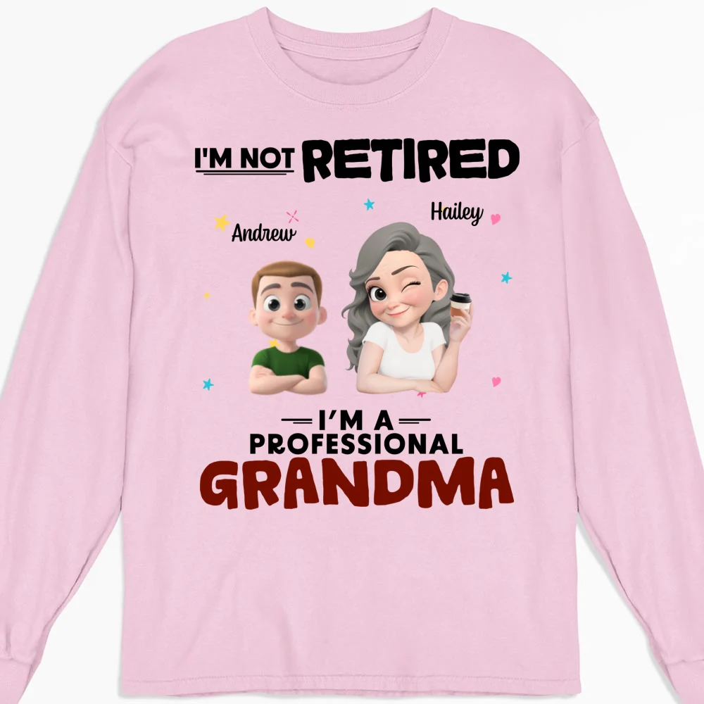 Full-time Grandmother - Personalized Custom Shirt - Image 12