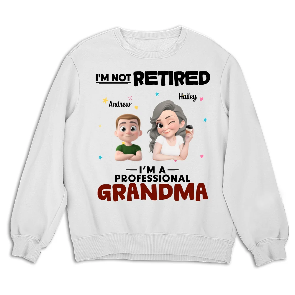 Full-time Grandmother - Personalized Custom Shirt - Image 13