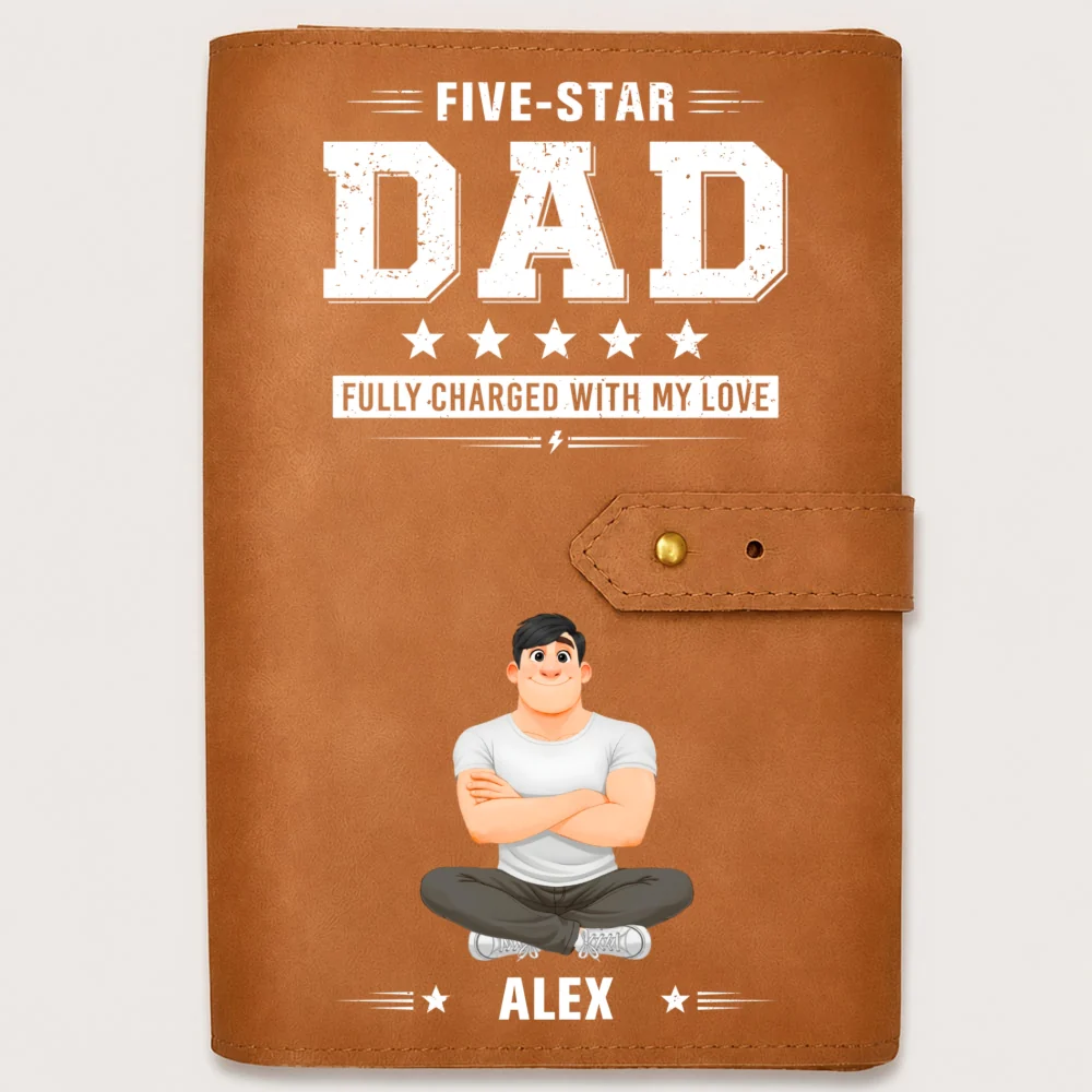 Fully Charged With Our Love - Personalized Custom Leather Charger Bag - Image 10