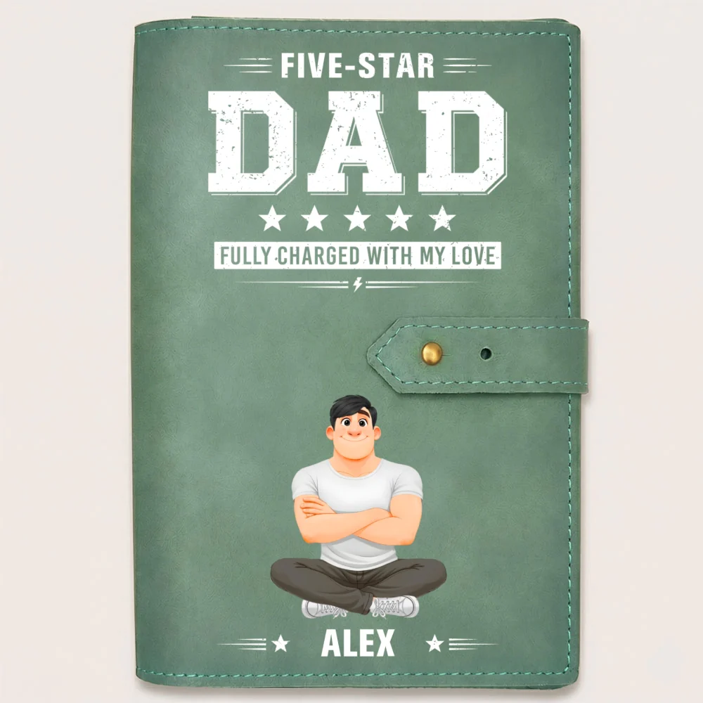 Fully Charged With Our Love - Personalized Custom Leather Charger Bag - Image 12