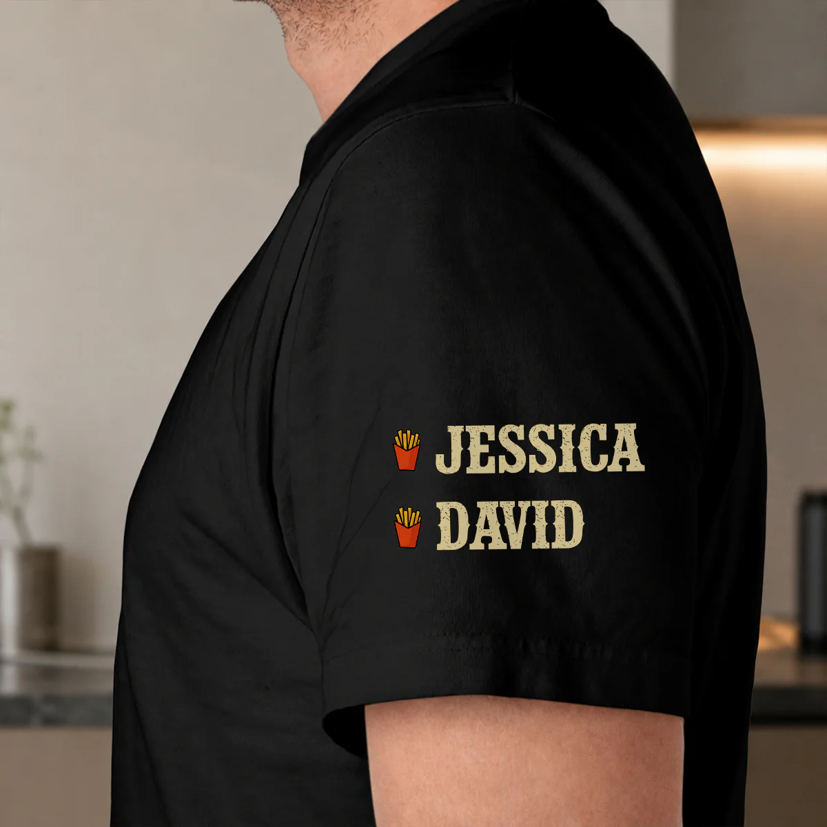 Funny Dad Tax - Personalized Custom Shirt With Design On Sleeve - Image 4