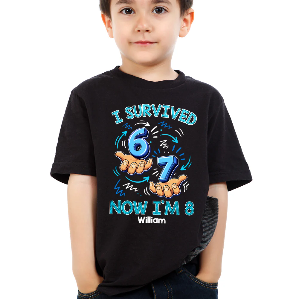 Future Legend Turns Eight Today - Personalized Custom Youth T-shirt - Image 3