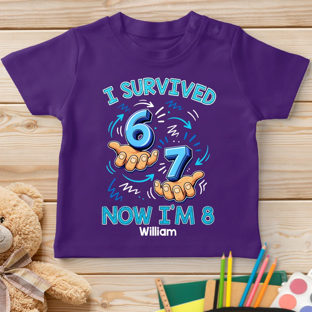 Future Legend Turns Eight Today - Personalized Custom Youth T-shirt - Image 7