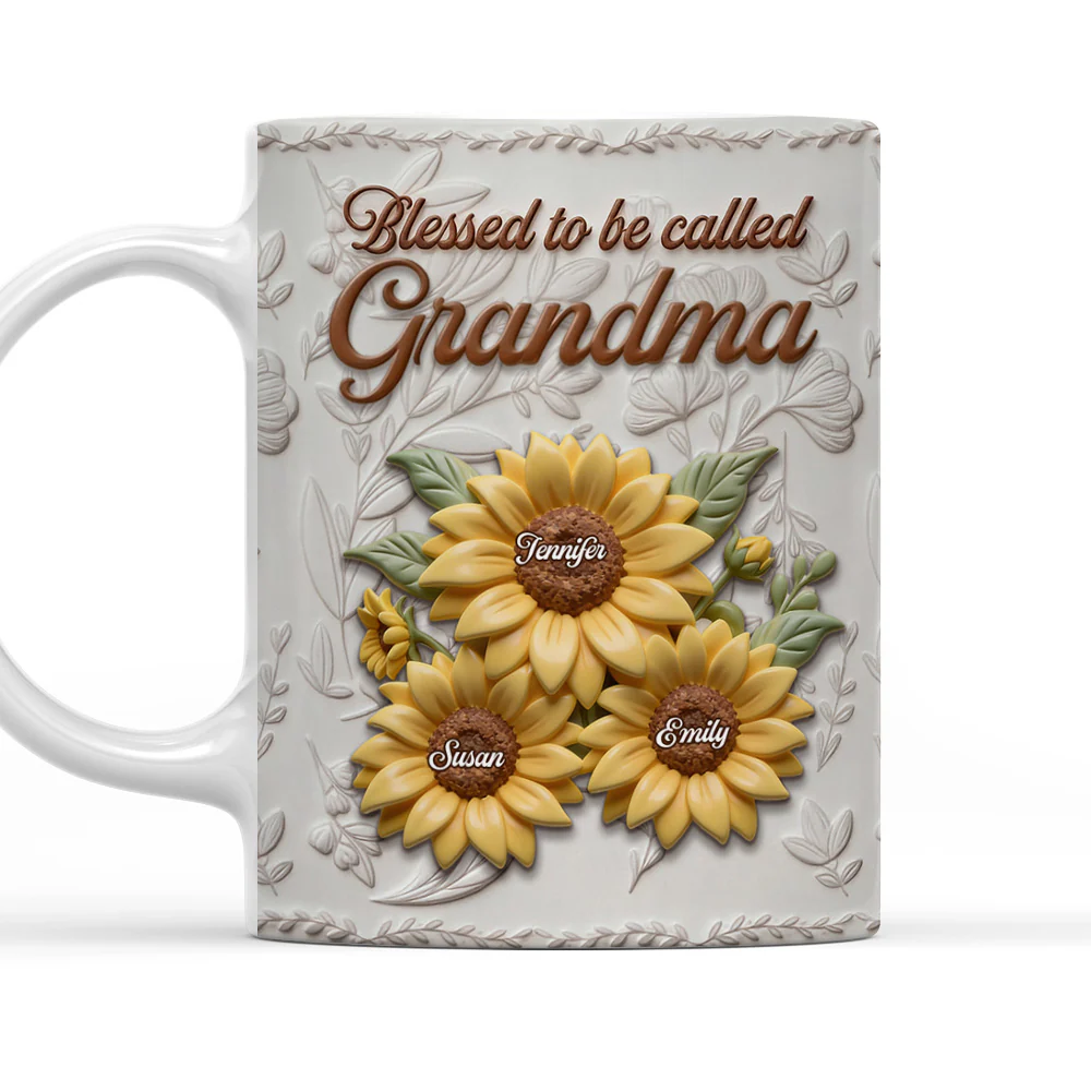 Garden Flower - Personalized Custom 3D Inflated Effect Mug