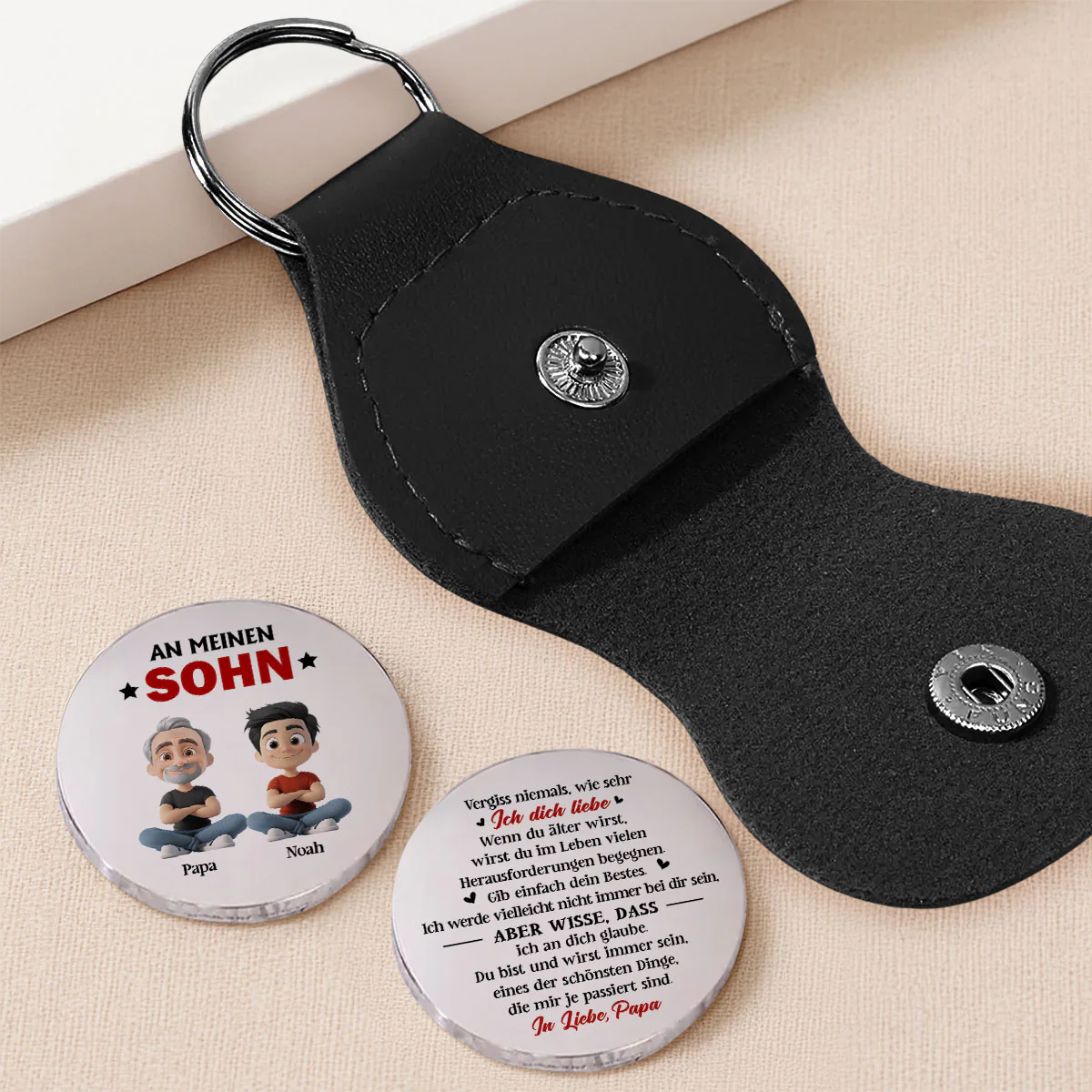 Gib Dein Bestes Sohn – Personalisierte Pocket Umarmung - Image 2