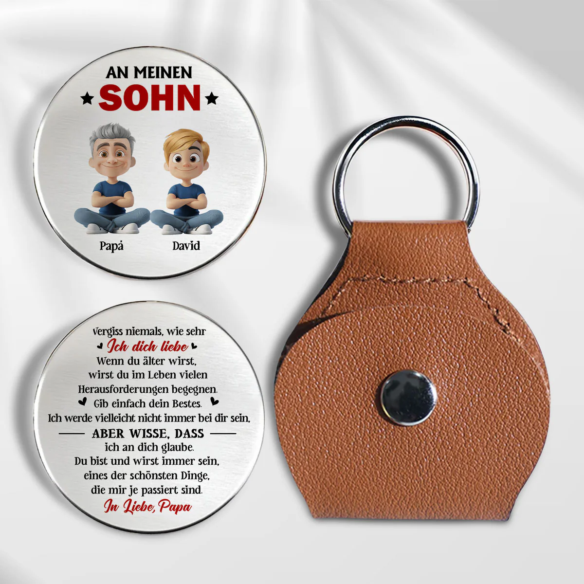 Gib Dein Bestes Sohn – Personalisierte Pocket Umarmung - Image 3