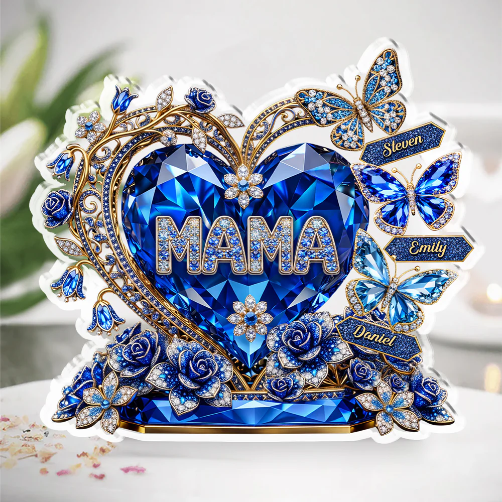 Gift For Mom Grandma - Personalized Custom Acrylic Plaque - Image 3