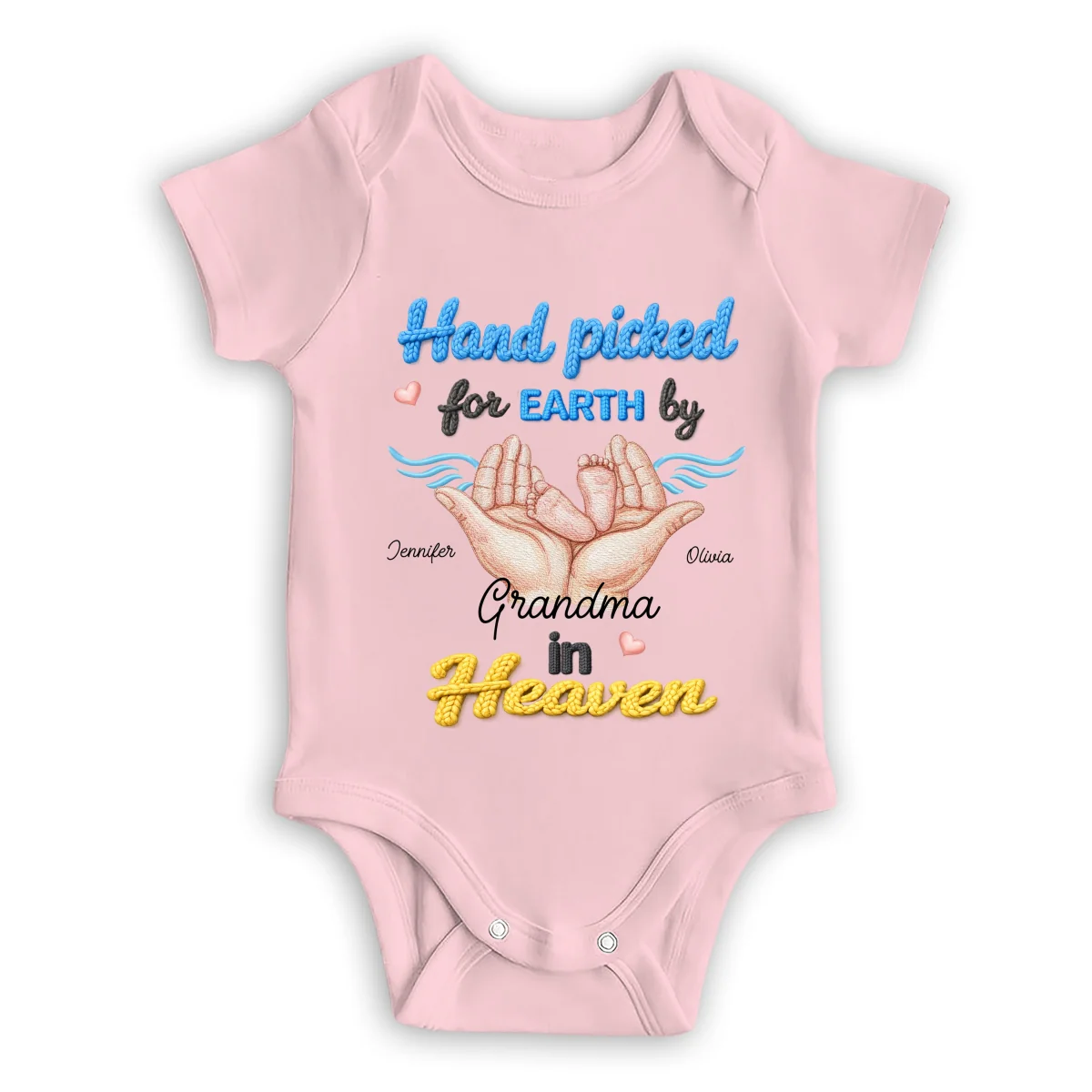 Gift From Heaven - Personalized Custom Baby Onesie - Image 9