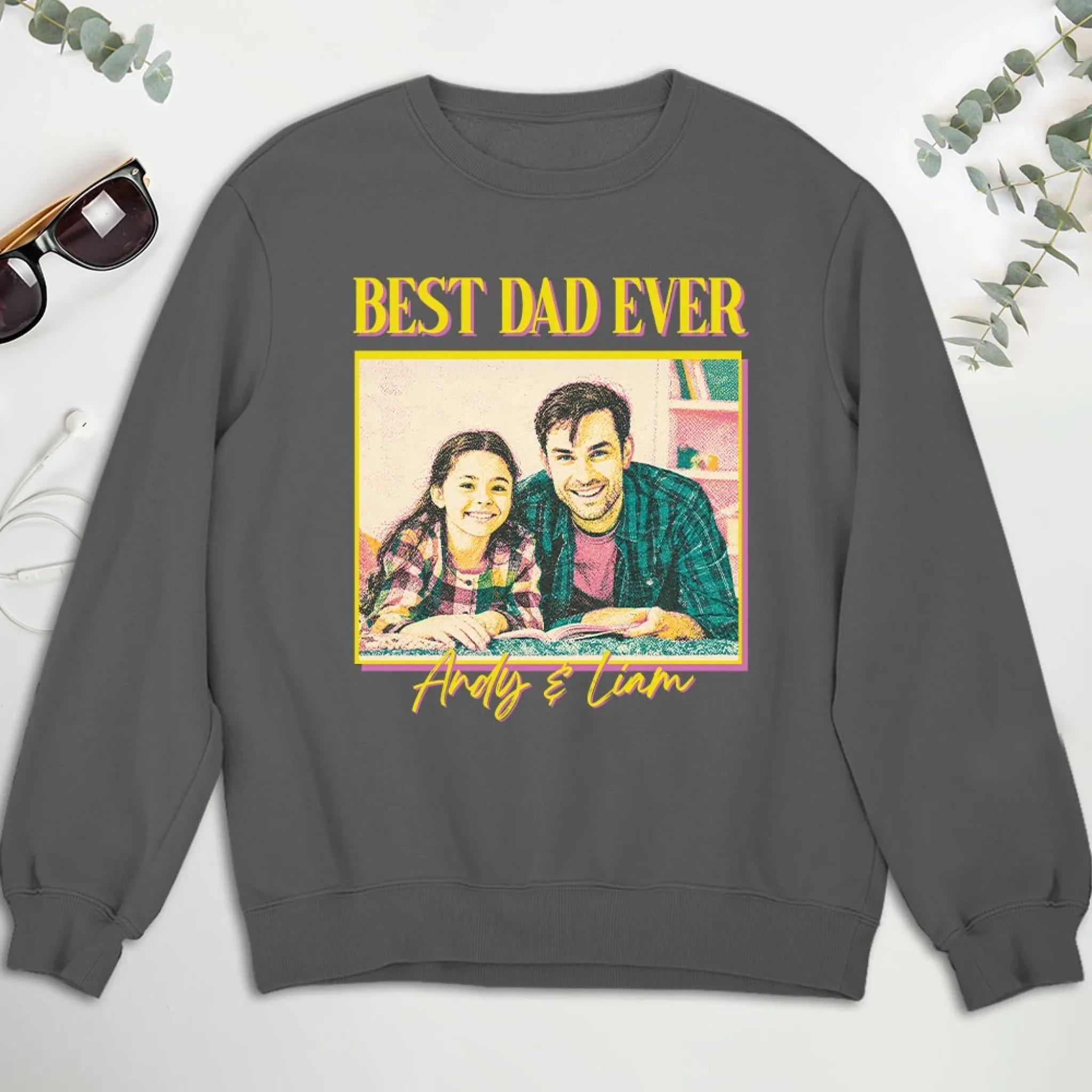 Girl Dad - Personalized Custom Shirt - Image 4