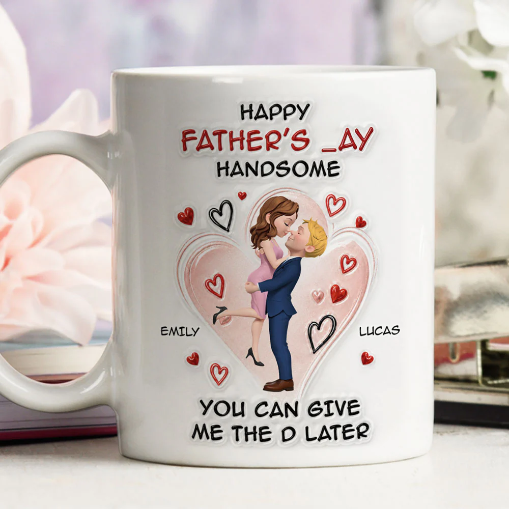 Give Me The D Later - Personalized Custom 3D Inflated Effect Mug - Image 4