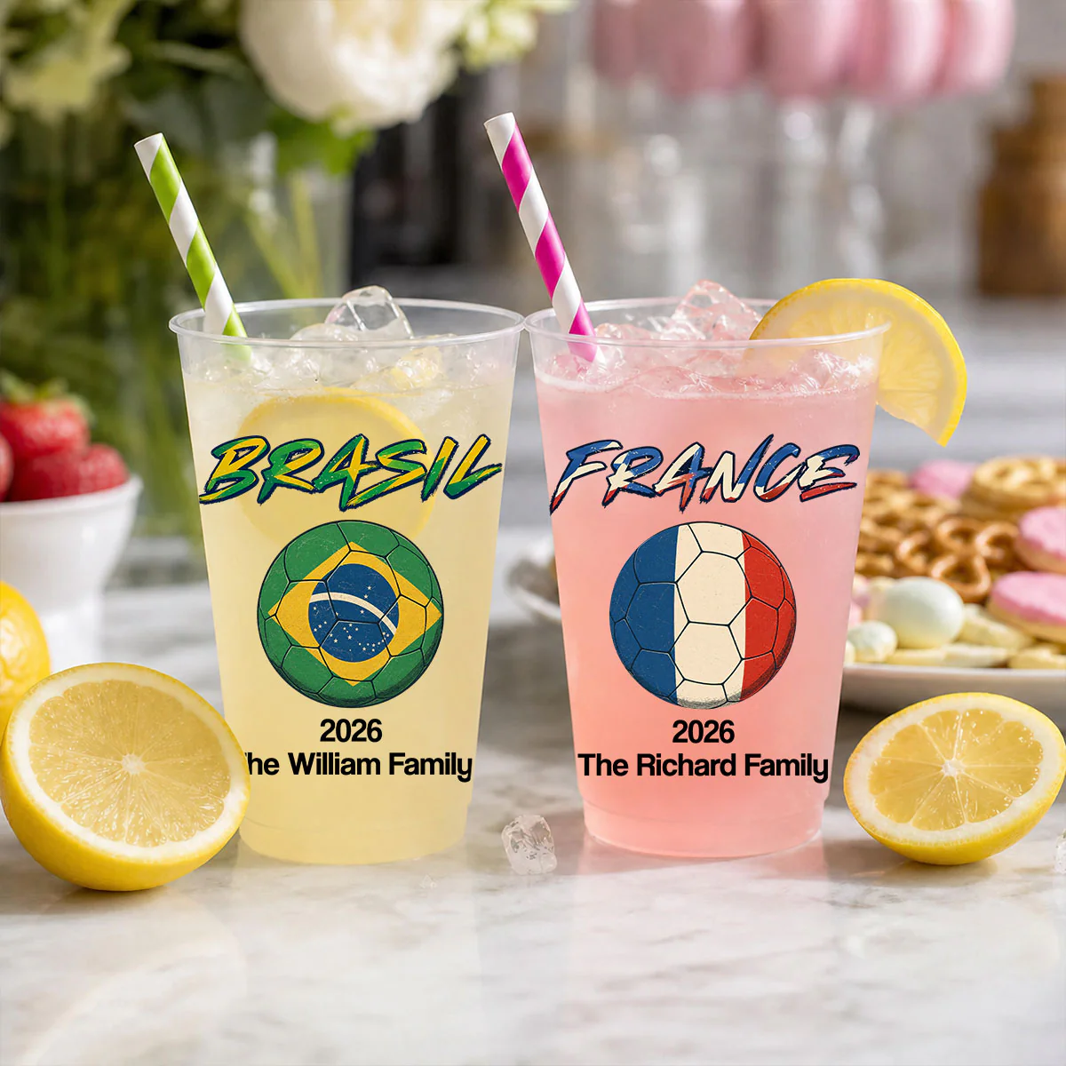 Global Tournament - Personalized Custom Frosted Cup - Image 3