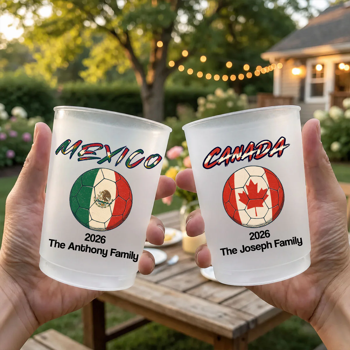 Global Tournament - Personalized Custom Frosted Cup - Image 4