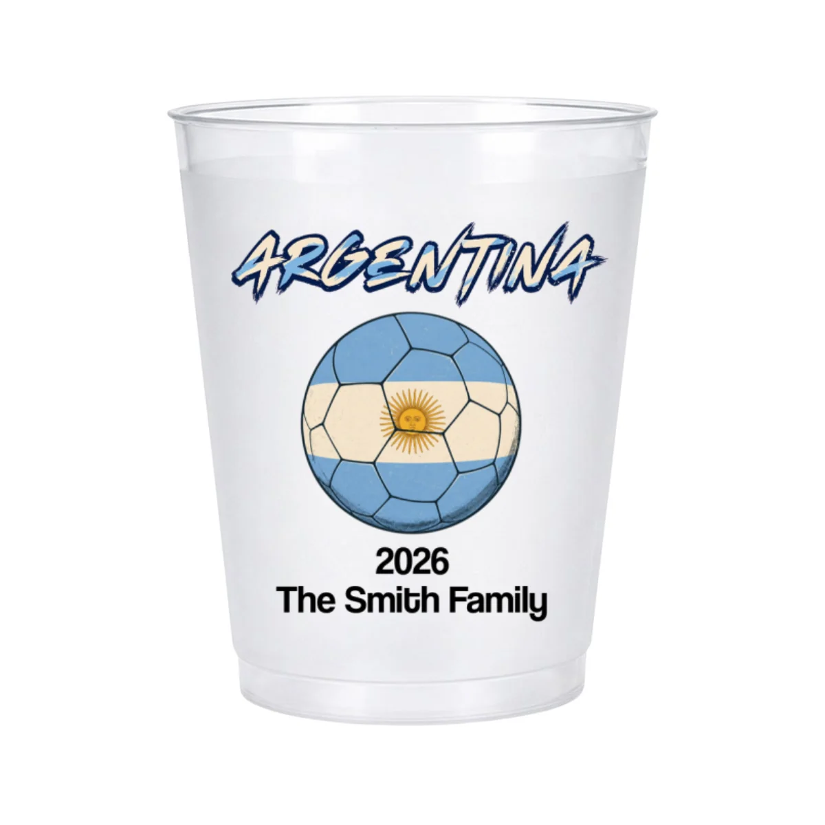 Global Tournament - Personalized Custom Frosted Cup - Image 7
