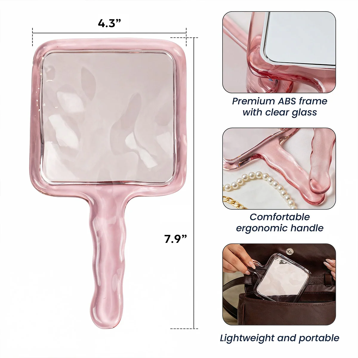 God Says You Are Bible - Personalized Custom Handheld Mirror - Image 5