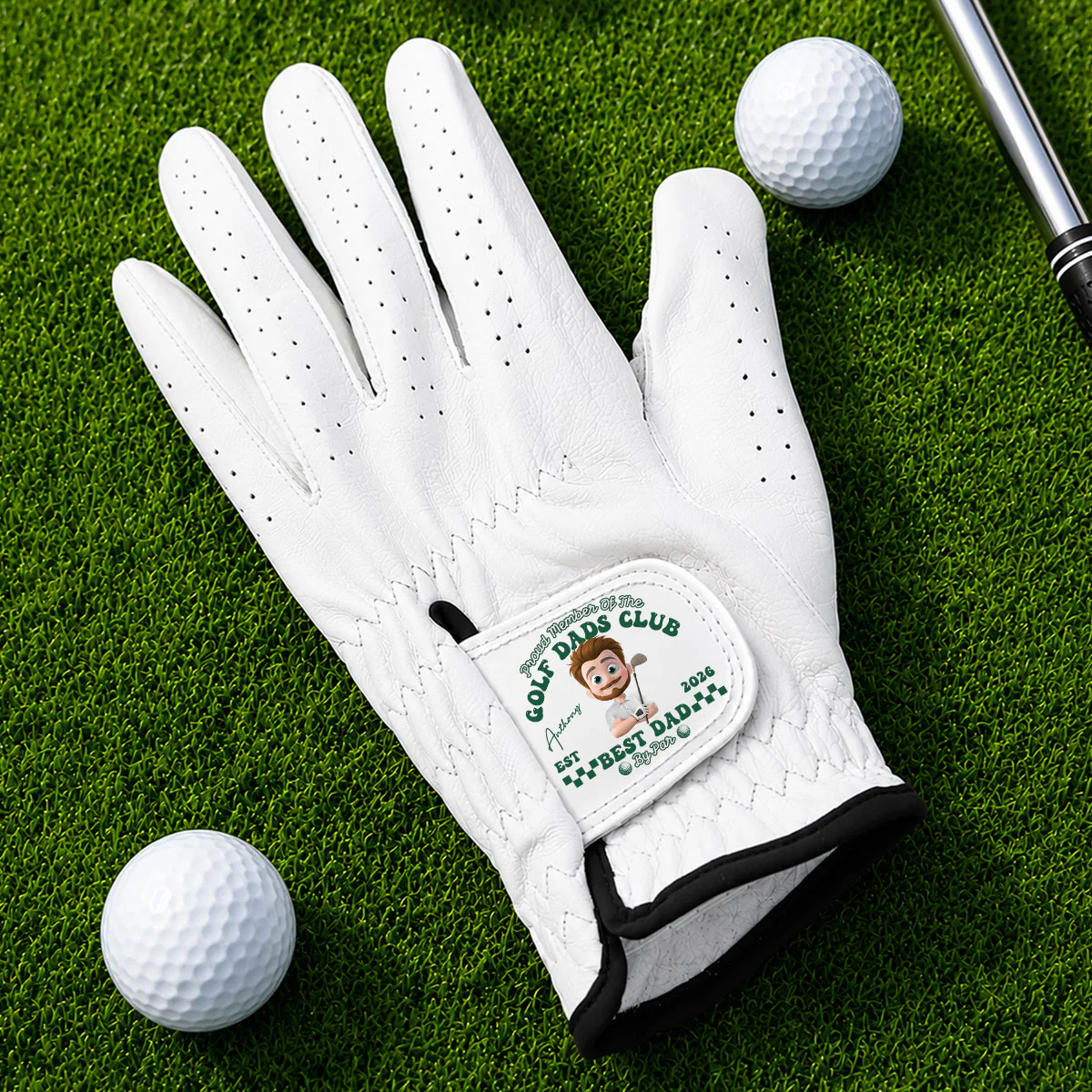 Golf Dads Club - Personalized Custom Golf Glove - Image 2