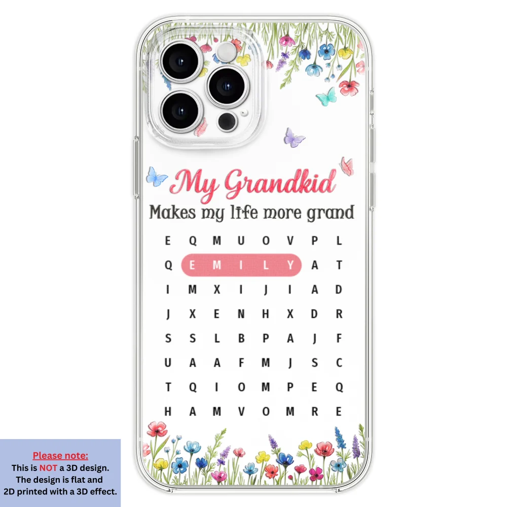 Grandkids Make Life More Grand Puzzle - Personalized Custom 3D Inflated Effect Phone Case - Image 22