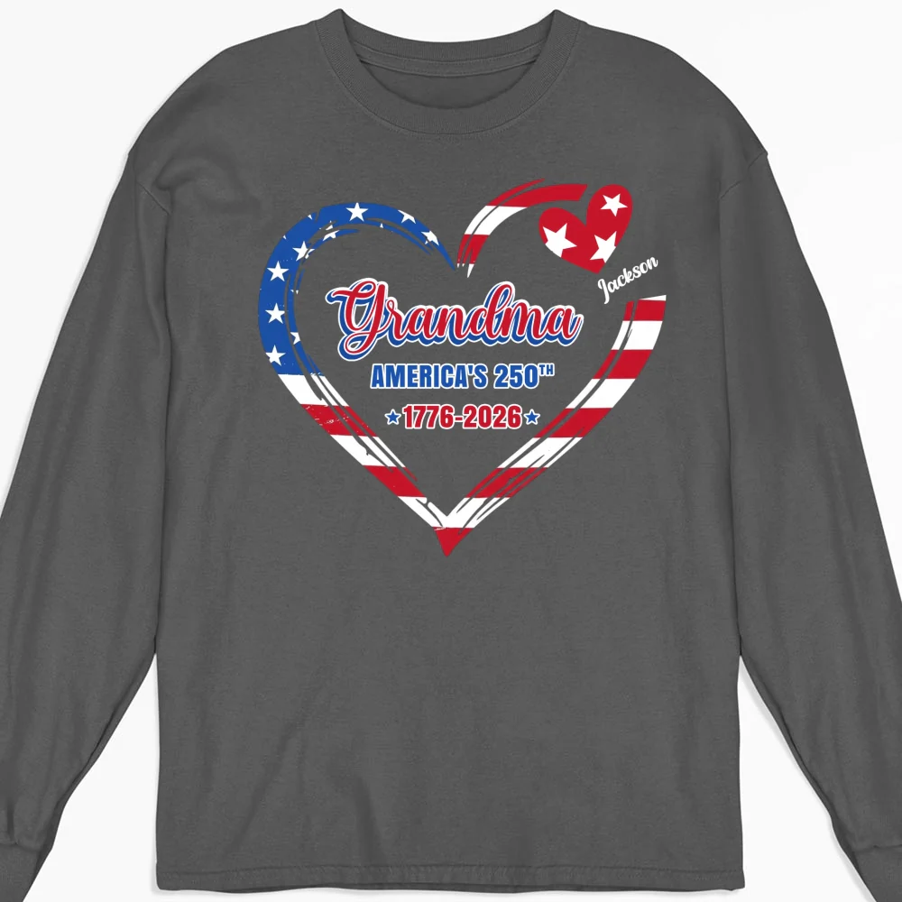 Grandma America 250th Anniversary - Personalized Custom Shirt - Image 11