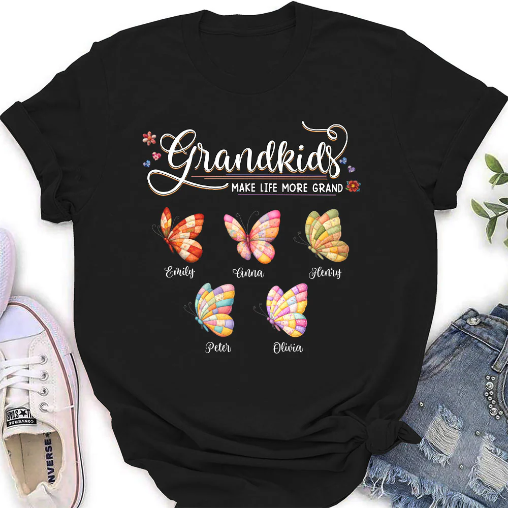 Grandma Butterflies - Personalized Custom Shirt - Image 12