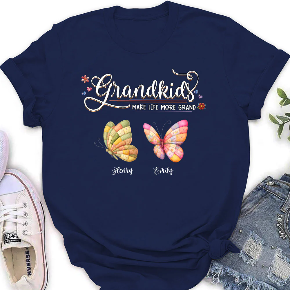 Grandma Butterflies - Personalized Custom Shirt - Image 13