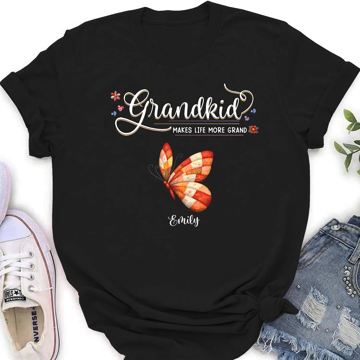 Grandma Butterflies - Personalized Custom Shirt - Image 25