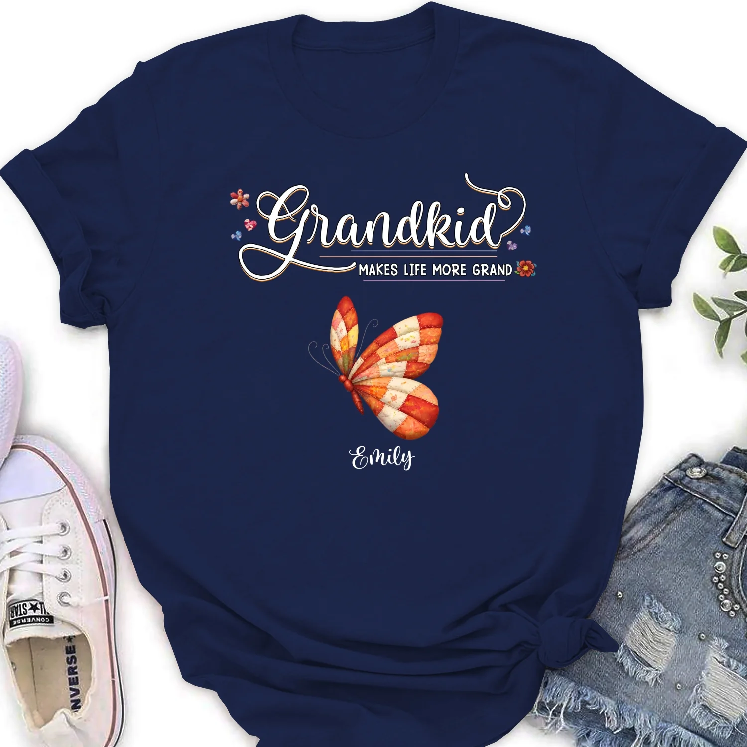 Grandma Butterflies - Personalized Custom Shirt - Image 27