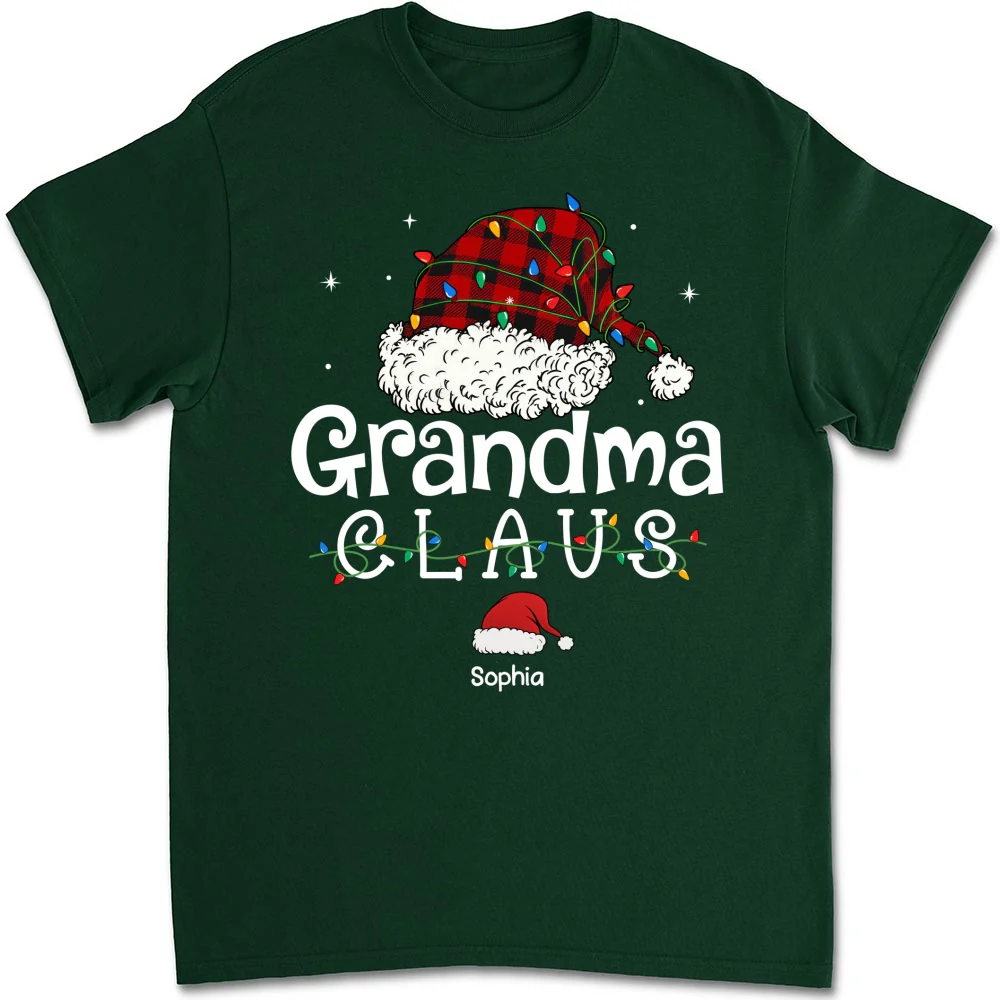 Grandma Claus - Personalized Custom Shirt - Image 8