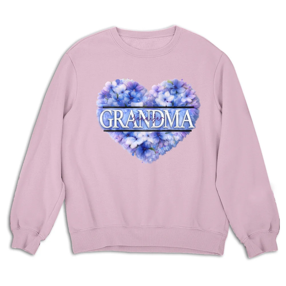 Grandma Custom Birth Month Flower - Personalized Custom Shirt - Image 14