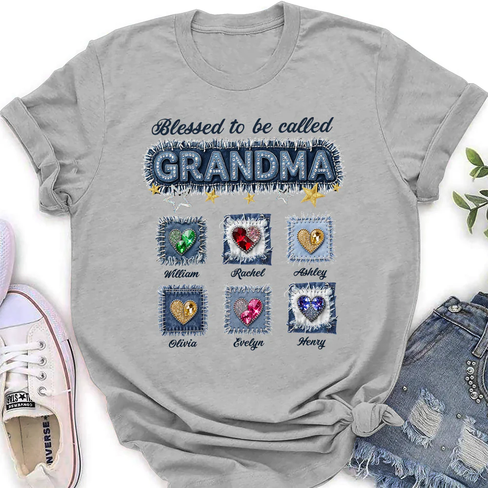 Grandma Denim - Personalized Custom Shirt - Image 12