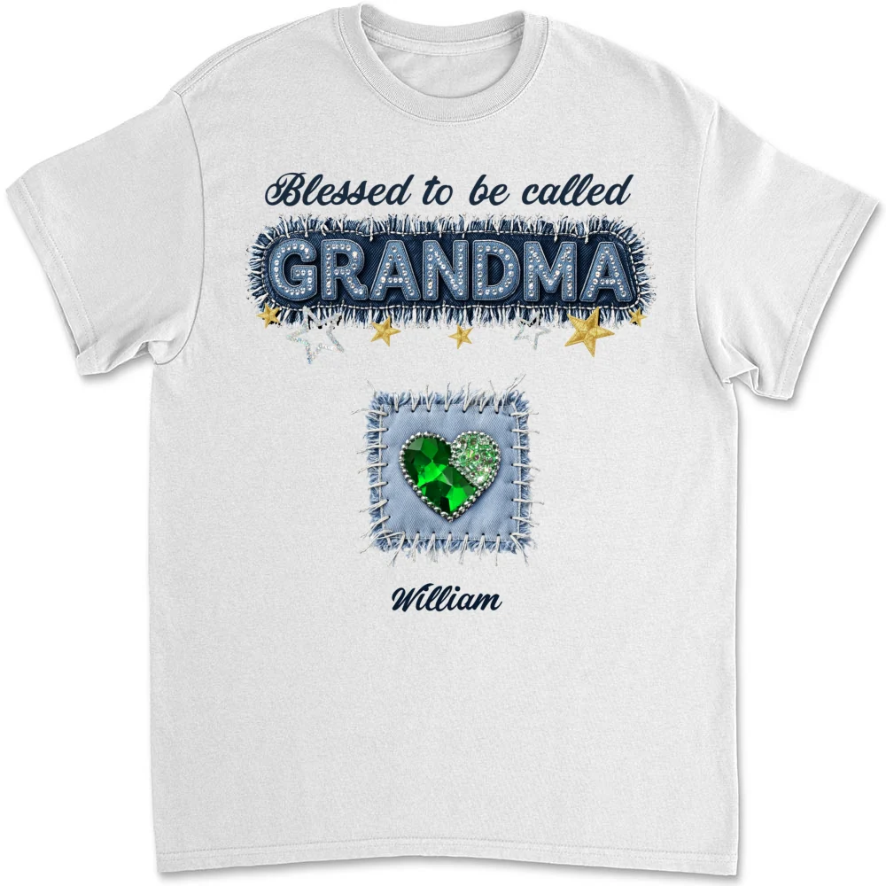 Grandma Denim - Personalized Custom Shirt - Image 15