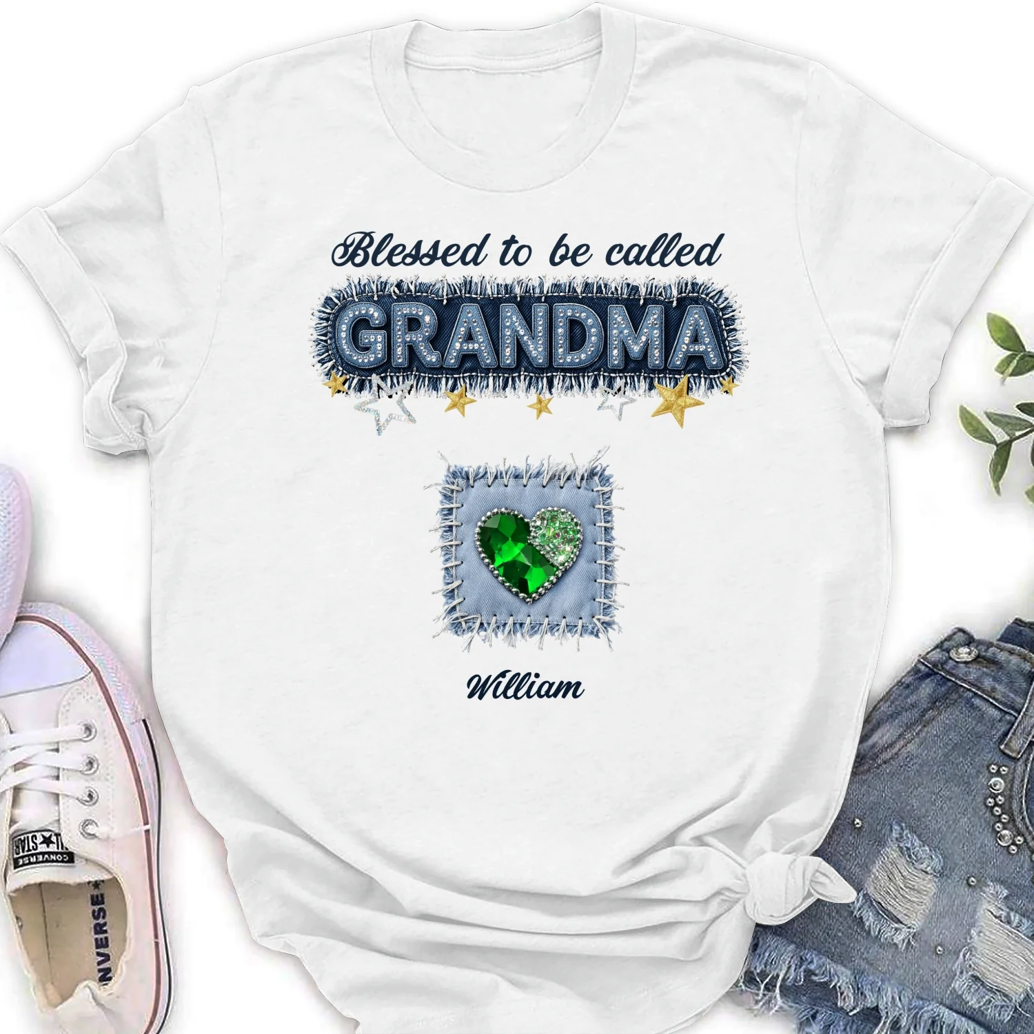 Grandma Denim - Personalized Custom Shirt - Image 25