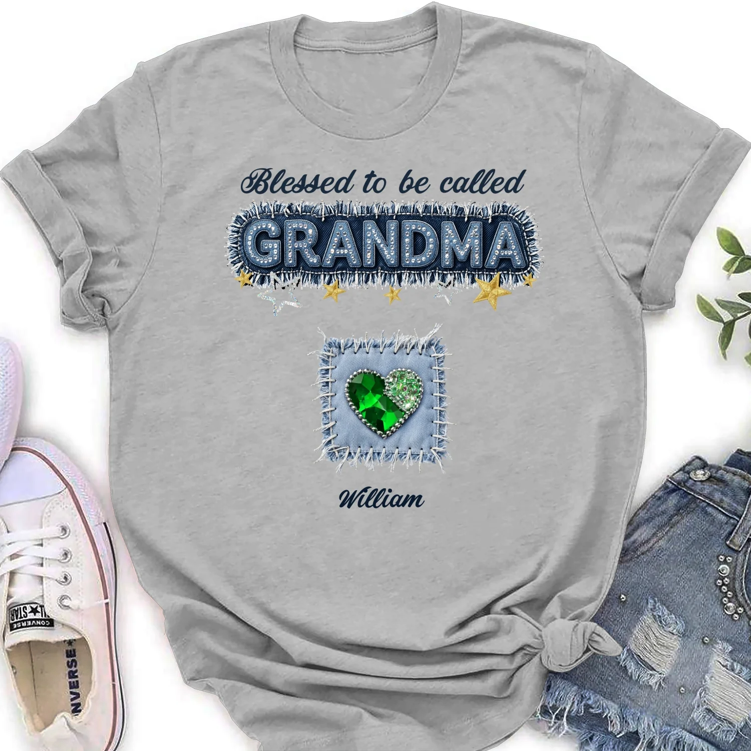 Grandma Denim - Personalized Custom Shirt - Image 26