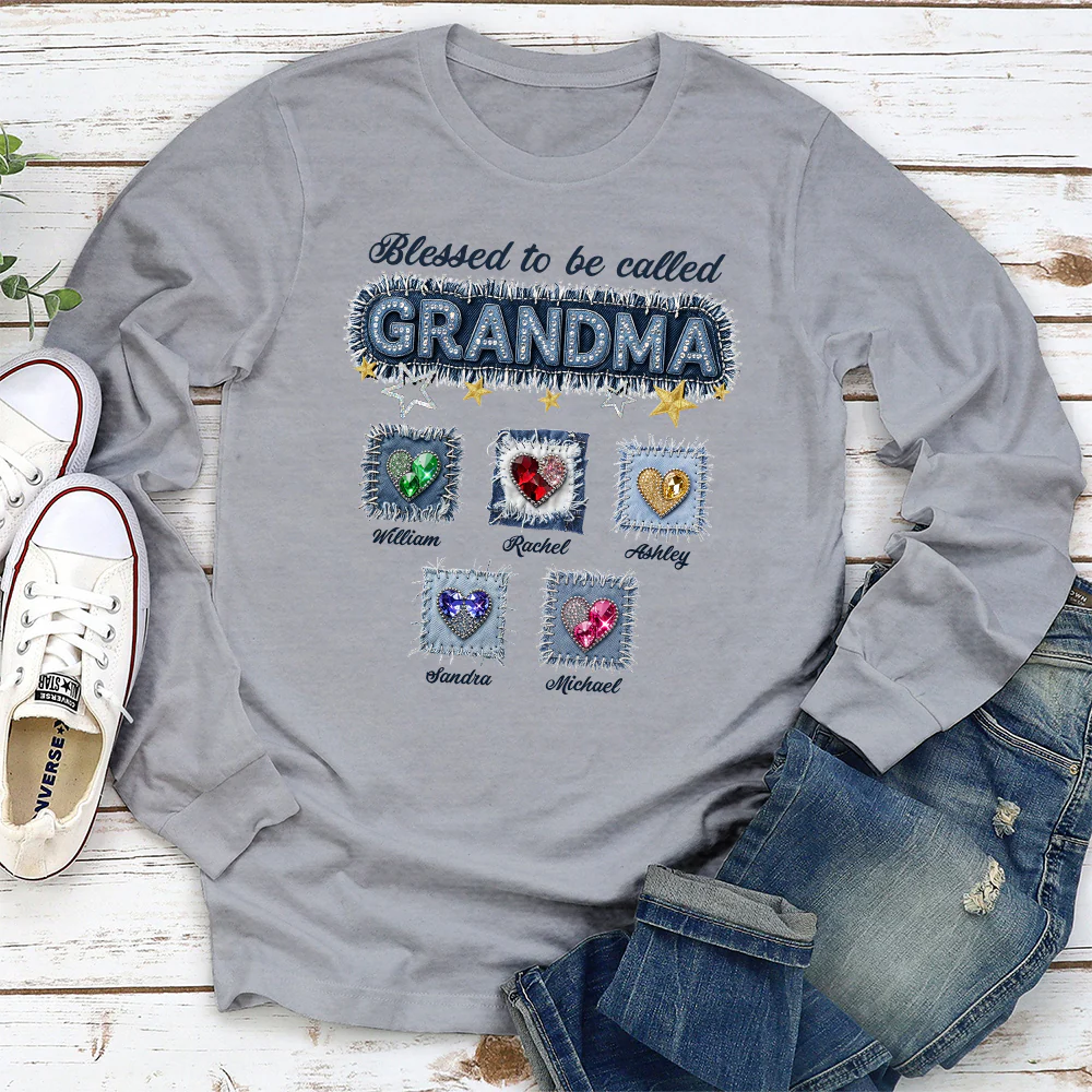 Grandma Denim - Personalized Custom Shirt - Image 7