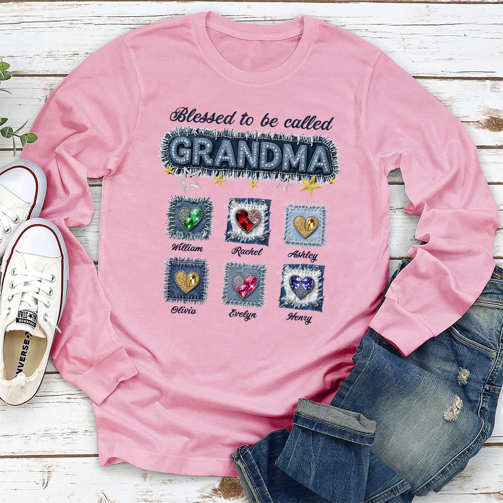 Grandma Denim - Personalized Custom Shirt - Image 8