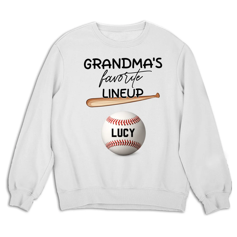  Grandma Favorite Lineup - Personalized Custom Shirt - Image 25