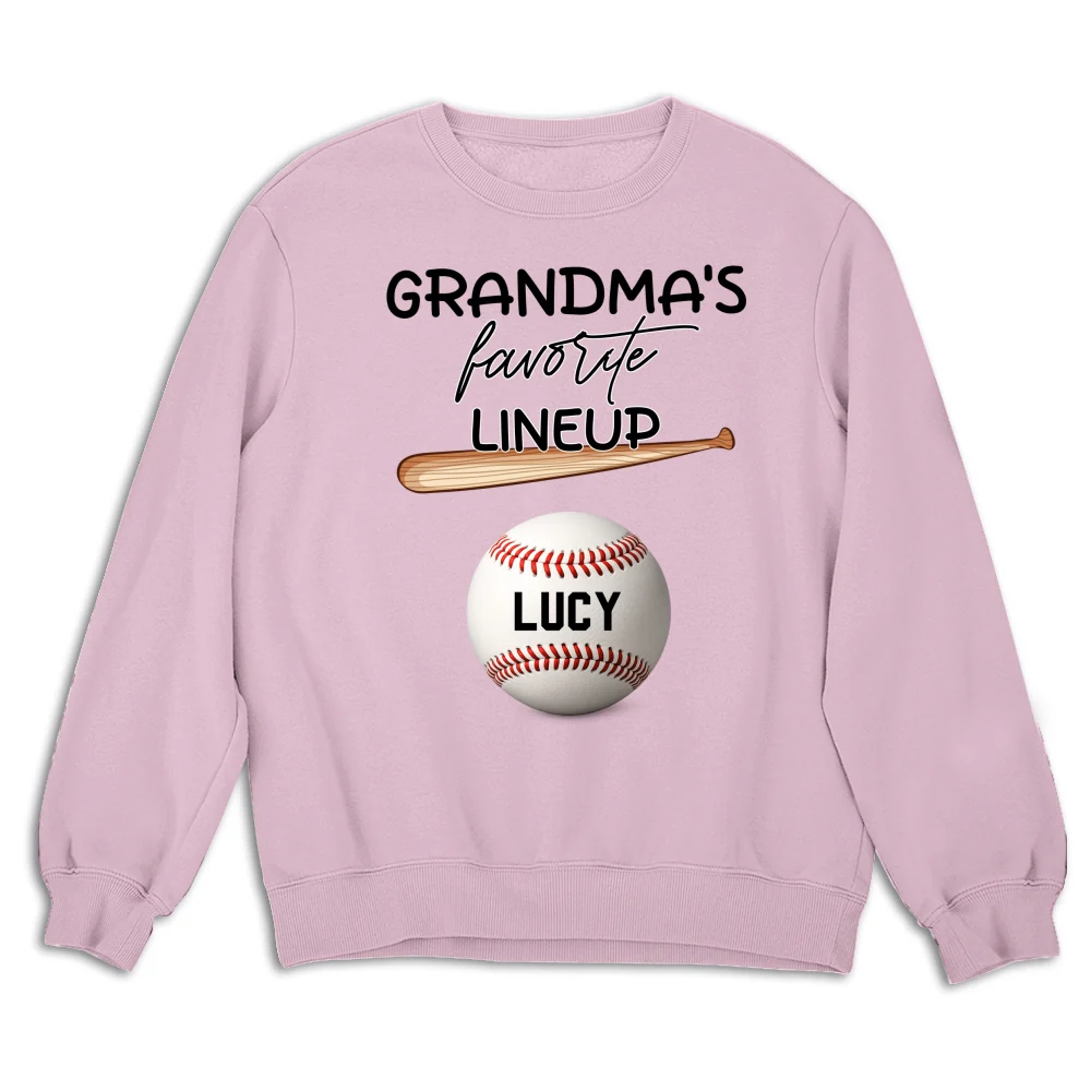  Grandma Favorite Lineup - Personalized Custom Shirt - Image 27