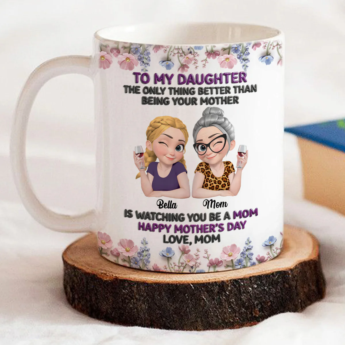 Grandma Journey - Personalized Custom 3D Effect Mug - Image 4