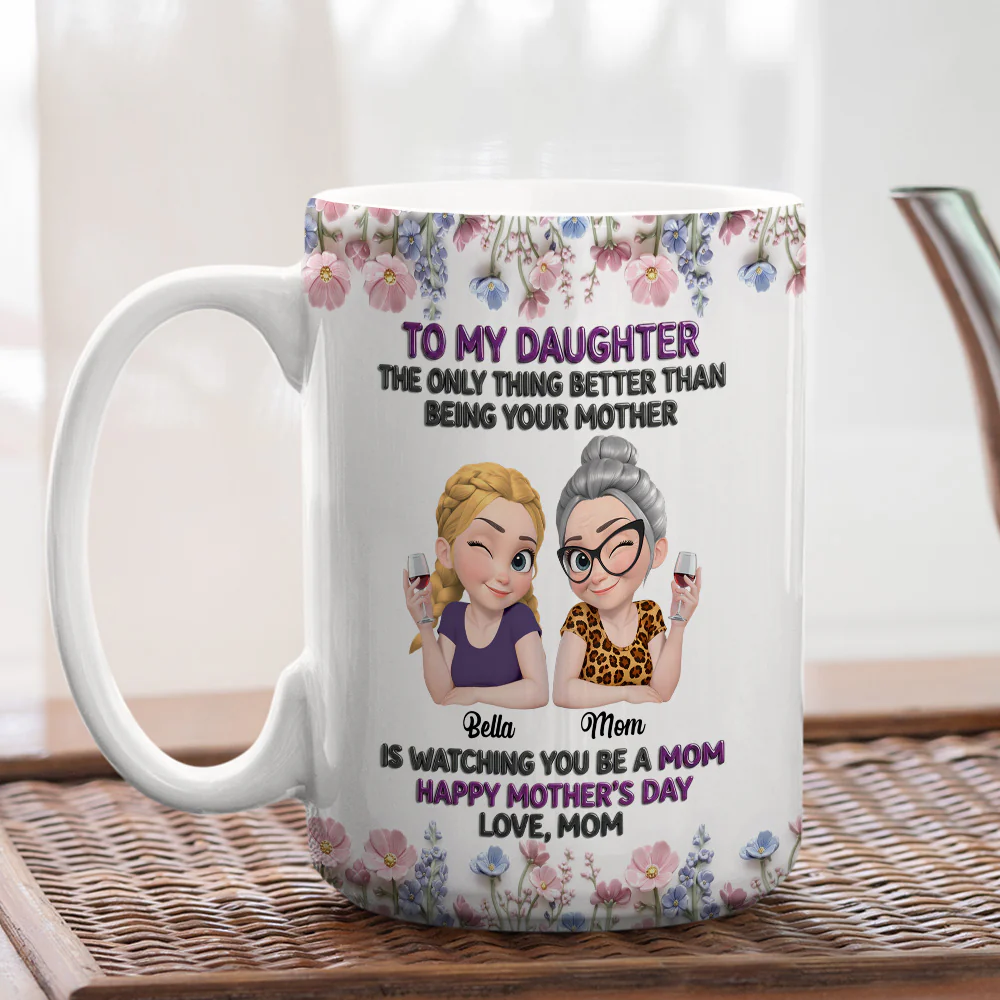 Grandma Journey - Personalized Custom 3D Effect Mug - Image 5