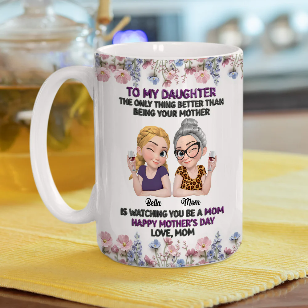 Grandma Journey - Personalized Custom 3D Effect Mug - Image 6