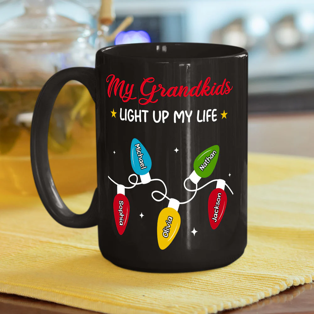 Grandma Life - Personalized Custom Coffee Mug - Image 3