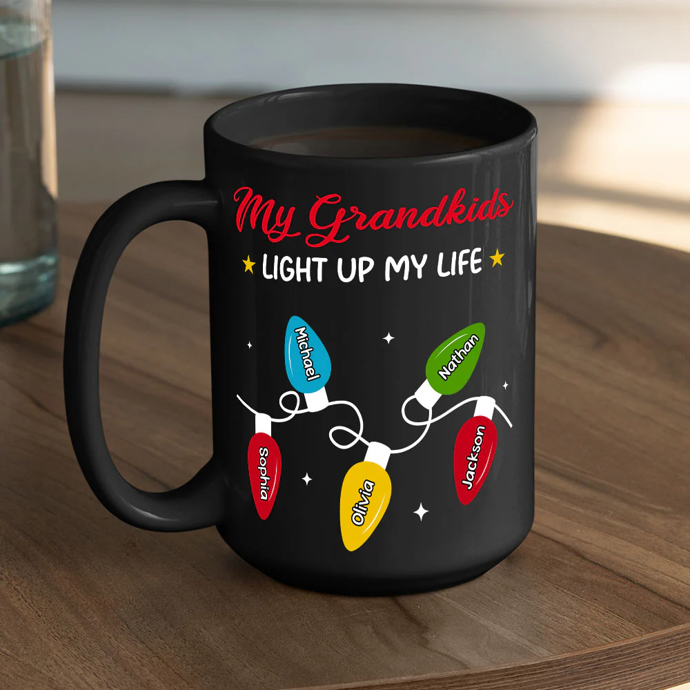 Grandma Life - Personalized Custom Coffee Mug - Image 5
