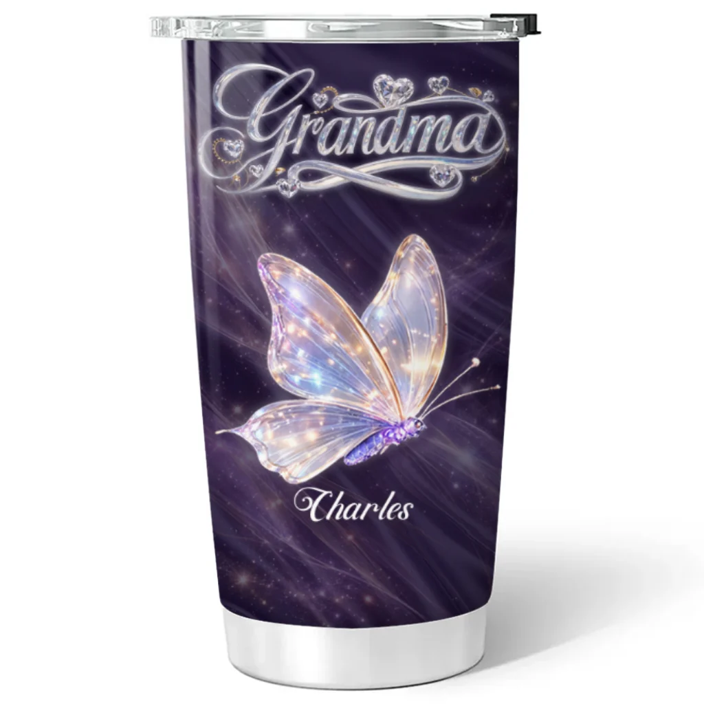 Grandma Love Her Grandkids - Personalized Custom Tumbler - Image 6