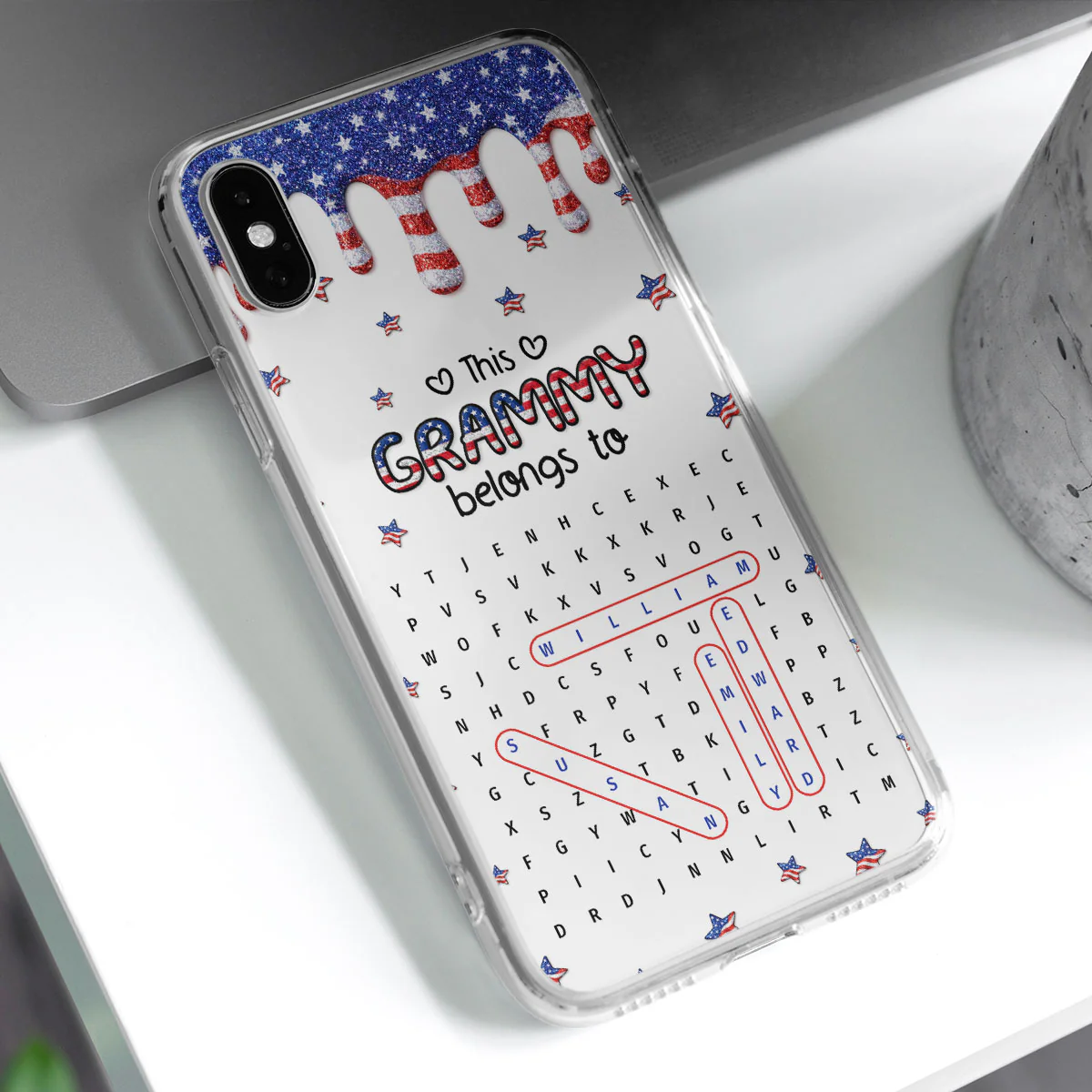 Grandma Means Everything To Us Puzzle - Personalized Custom Phone Case - Image 5