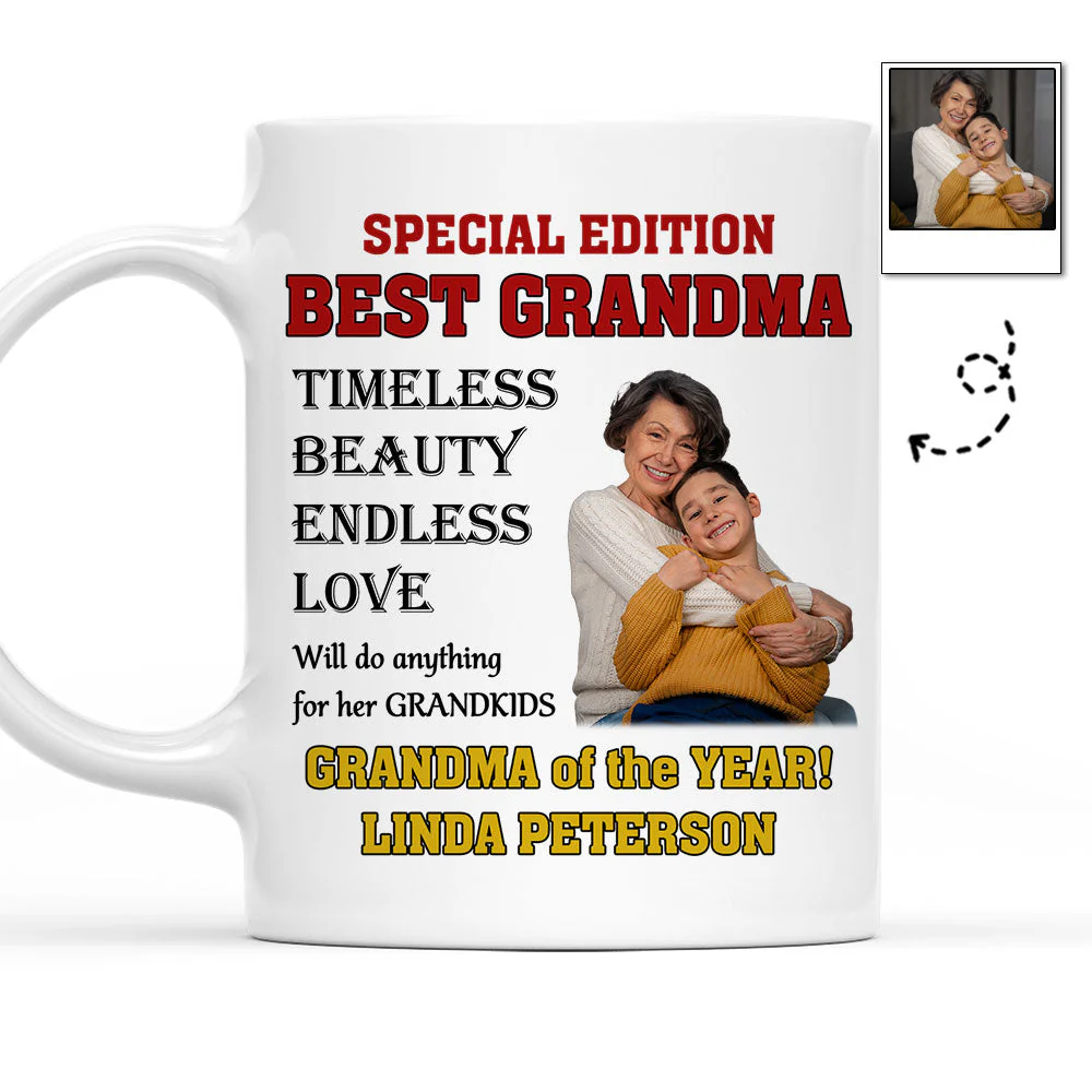 Grandma On Magazine - Personalized Custom Coffee Mug