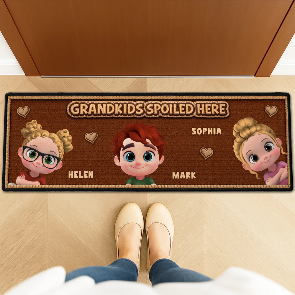 Grandmas Little Makers - Personalized Custom Runner Rug - Image 4