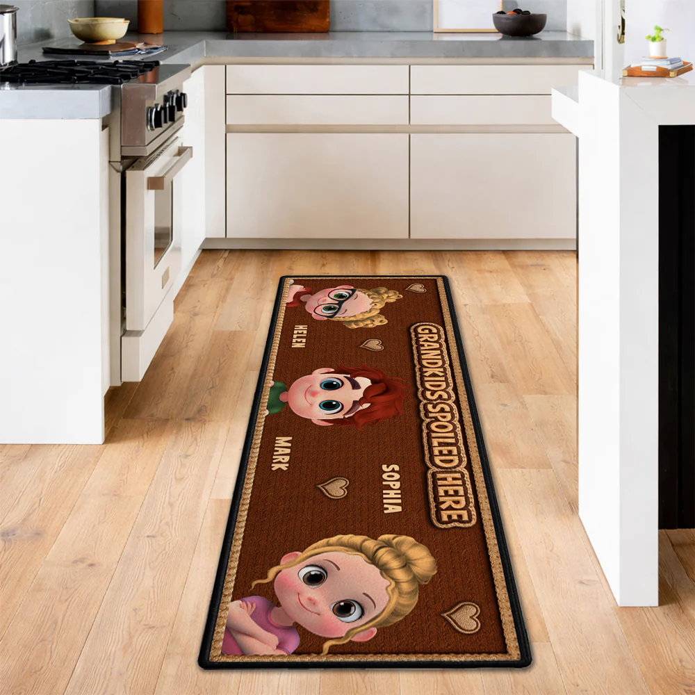 Grandmas Little Makers - Personalized Custom Runner Rug - Image 6