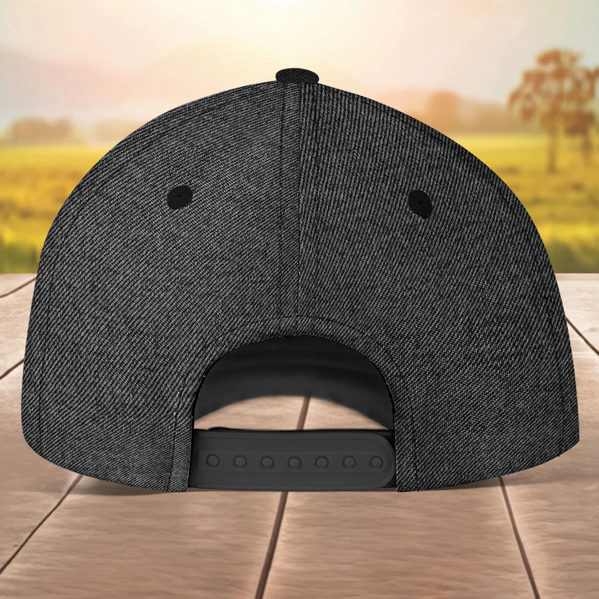 Grandpa Belongs To Us - Personalized Custom Classic Cap - Image 3