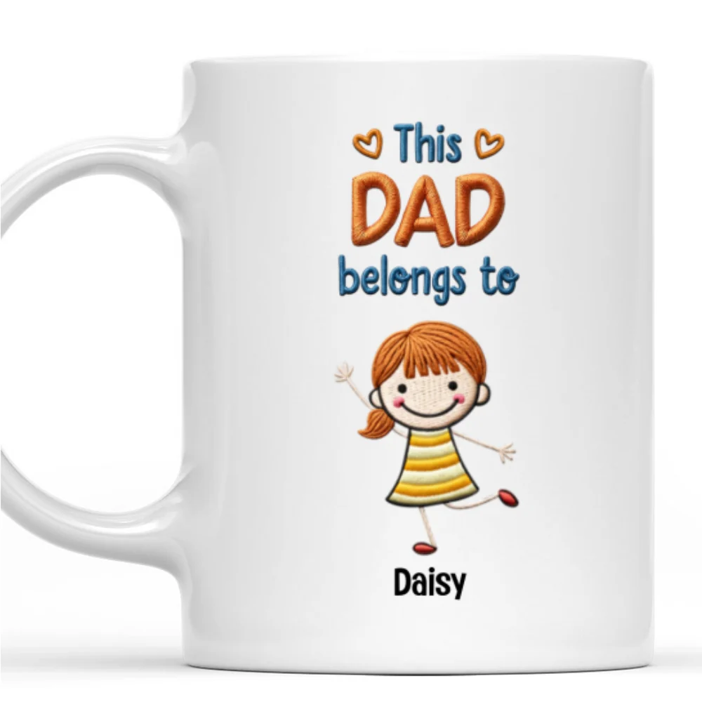 Grandpa We Love You So Much - Personalized Custom Coffee Mug - Image 8